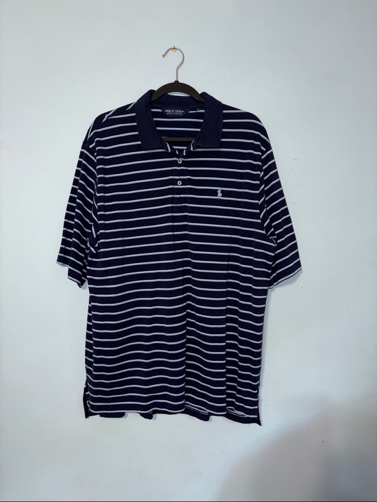 Polo Golf Other - XL Polo Golf Ralph Lauren 100% Pima Cotton Navy striped Polo shirt